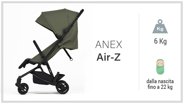 Anex Air Z - Miglior passeggino leggero reversibile - Guida all'acquisto