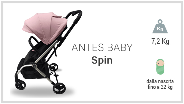 Antes Baby Spin - Miglior passeggino leggero reversibile - Guida all'acquisto