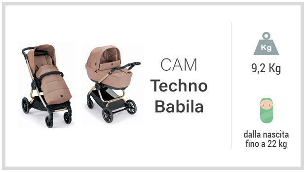 Cam Il Mondo del bambino Techno Babila - Miglior passeggino duo - Guida allacquisto