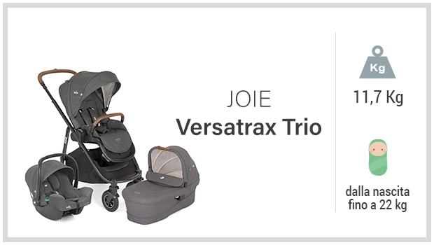 Joie Versatrax Trio - Miglior passeggino trio tra 500 e 800 euro - Guida acquisto