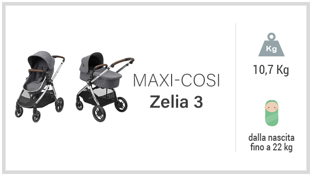 Maxi-Cosi Zelia3 - Miglior passeggino duo - Guida allacquisto