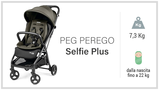 Peg Perego Selfie Plus - Miglior passeggino leggero 200-300 euro - Guida all'acquisto