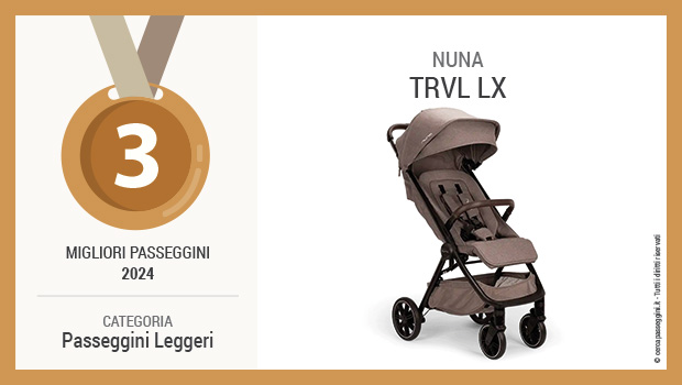 Migliori passeggini leggeri 2024 - Nuna Trvl LX