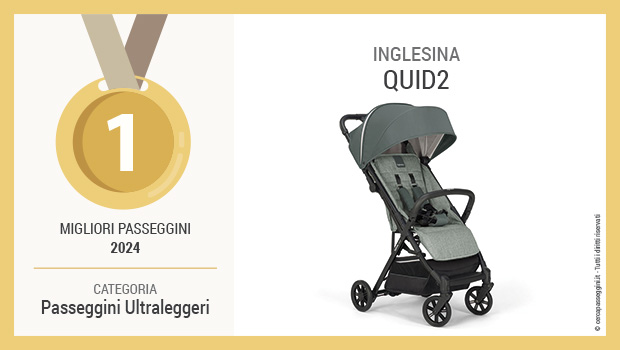 Migliori passeggini ultraleggeri 2024 - Inglesina Quid 2