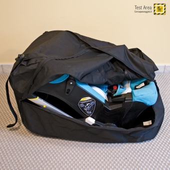 Simple Parenting Doona Infant Car Seat - Accessorio opzionale - Travel Bag - Vista della borsa con Doona all'interno